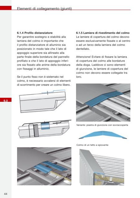 Kalzip® manuale di montaggio