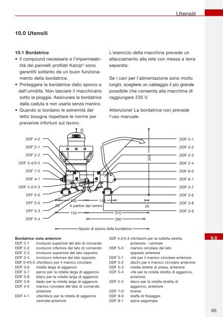 Kalzip® manuale di montaggio