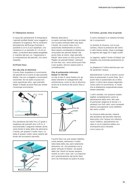 2. Sistemi e componenti - Kalzip