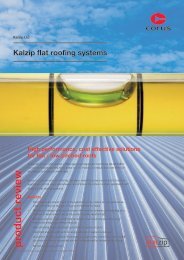 Kalzip flat roofing systems