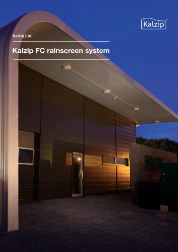 Kalzip FC Rainscreen System Brochure - Barbour Product Search