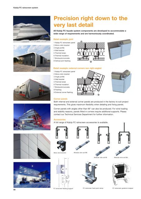 Kalzip FC Rainscreen System Brochure - Barbour Product Search