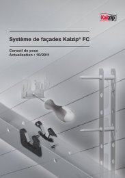Système de façades Kalzip® FC