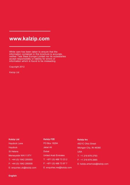 Download PDF - Kalzip