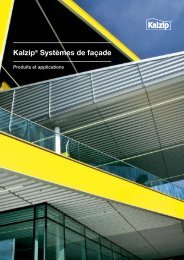 Kalzip® Systèmes de façade