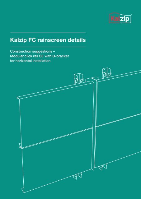 Kalzip FC rainscreen details