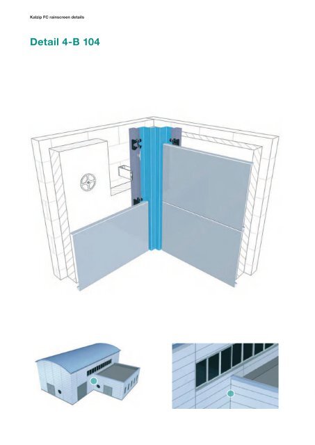 Kalzip FC rainscreen details