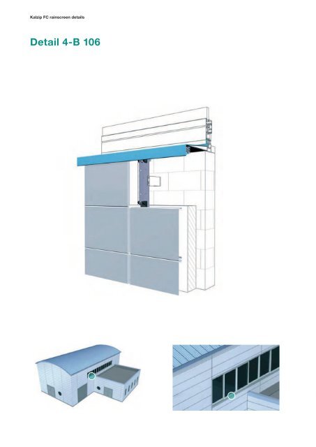 Kalzip FC rainscreen details