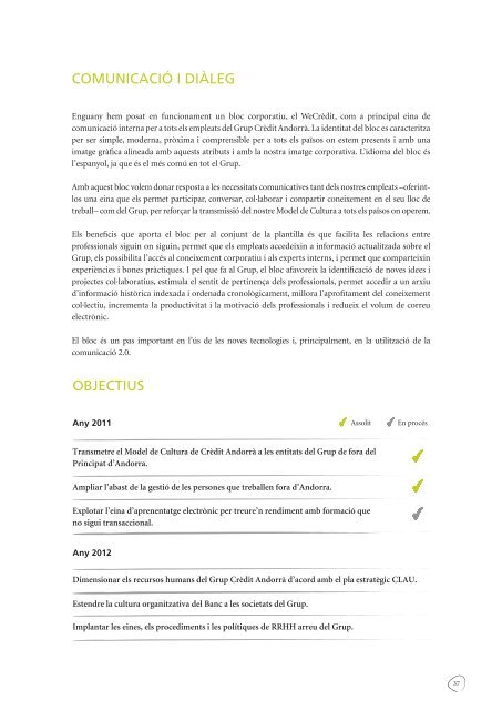 Descarregar la memòria (document PDF) - Crèdit Andorrà Group