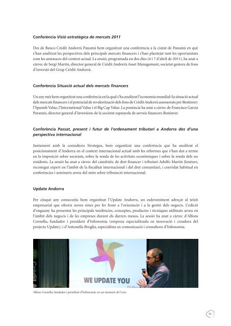 Descarregar la memòria (document PDF) - Crèdit Andorrà Group
