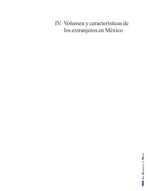 Los extranjeros en México - Inegi