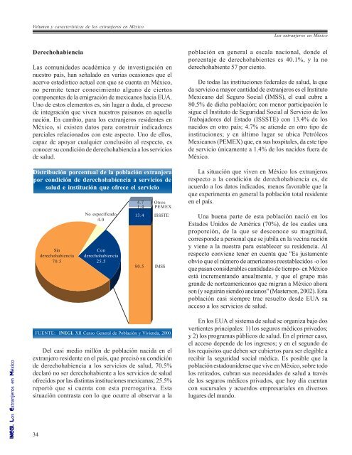 Los extranjeros en México - Inegi