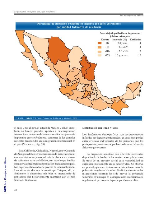 Los extranjeros en México - Inegi