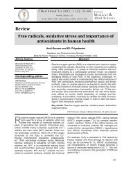Free radicals, oxidative stress and importance of antioxidants in ...