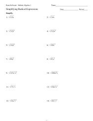 kuta software algebra 1 properties of exponents