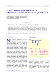 pulse radiolysis studies of 5-hydroxy indoles with no2 radicals - BARC