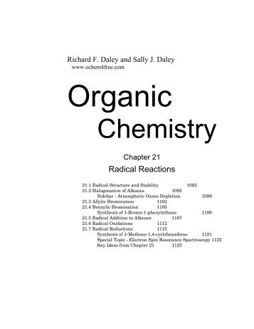 Free Radical Reactions