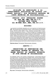 inibição da germinação e do crescimento radicular de alface - Floram