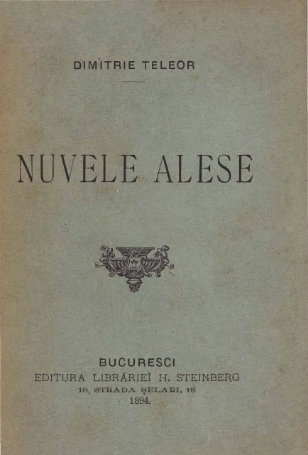 Nuvele Alese 199p Pdf