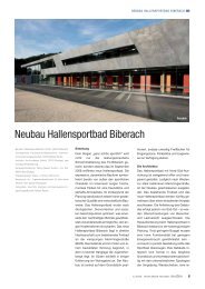 Neubau Hallensportbad Biberach - Kannewischer