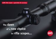 in rifle scopes... of a new choice - Kaps Optik GmbH