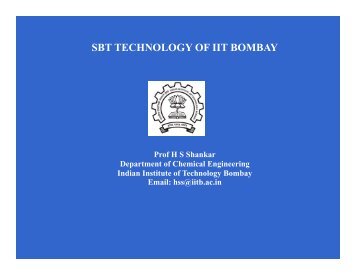 sbt technology of iit bombay - Centre for Science and Environment