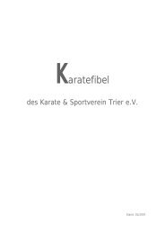 Karatefibel - Karate & Sportverein Trier