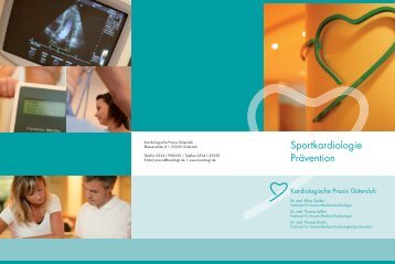 Sportkardiologie Prävention - Kardiologische Praxis Gütersloh
