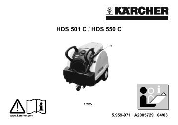 HDS 501 C / HDS 550 C - Kärcher