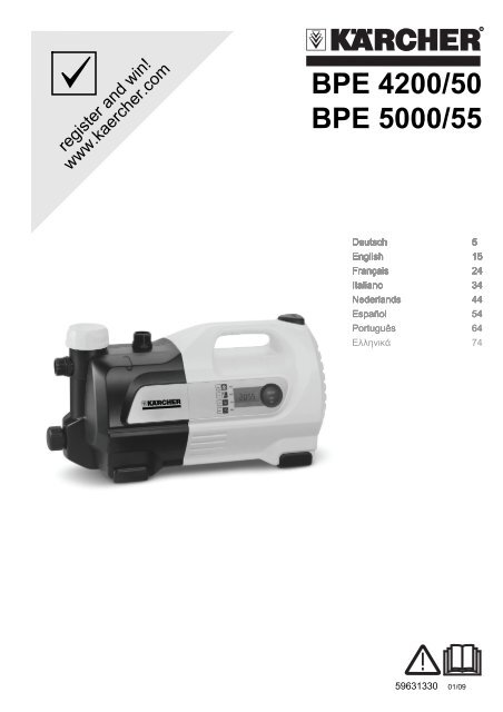 BPE 4200/50 BPE 5000/55 - Kärcher
