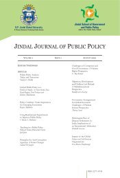 JINDAL JOURNAL PUBLIC POLICY