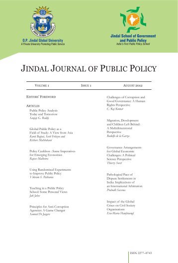 JINDAL JOURNAL PUBLIC POLICY