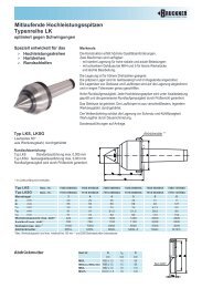 Mitlaufende Hochleistungsspitzen Typenreihe LK