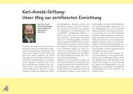 Unser Weg zur zertifizierten Einrichtung - Karl-Arnold-Stiftung e.V.