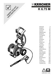 K 6.75 M - Alfred Kärcher Gmbh and Company