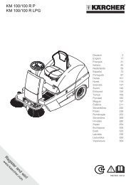 KM 100/100 RP KM 100/100 R LPG - Kärcher Services GmbH