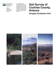 Soil Survey of Cochise County, Arizona, Douglas ... - Soil Data Mart