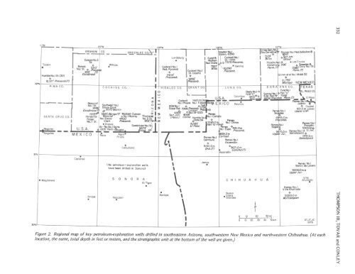 Oil and gas exploration wells in the Pedregosa Basin - New Mexico ...