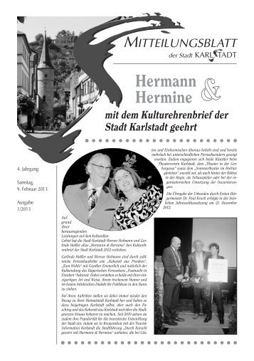 Mitteilungsblatt 01/2013 - Karlstadt