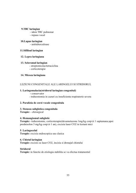 protocoale terapeutice in otorinolaringologie si chirurgia capului