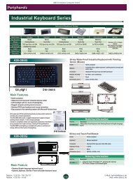 Industrial Keyboard Series - ABECO Industrie-Computer GmbH