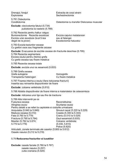 Clasificatia internationala a interventiilor chirurgicale - DRG