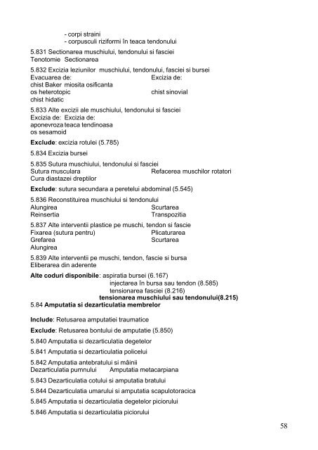 Clasificatia internationala a interventiilor chirurgicale - DRG