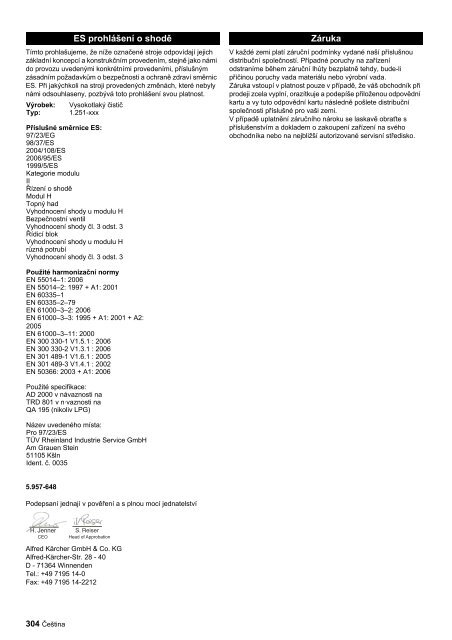 HDS 9/16-4 ST Gas HDS 9/16-4 ST Gas LPG HDS 12/14-4 ... - Kärcher