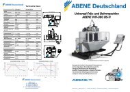 Universal-Fräs- und Bohrmaschine ABENE VHF-380 BS-TI