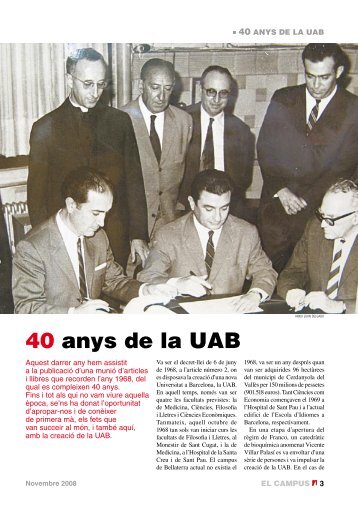 40 anys d'UAB - Blogs UAB - Universitat Autònoma de Barcelona
