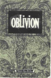 Wraith the Oblivion - LARP - Oblivion.pdf - ForteStudios Films