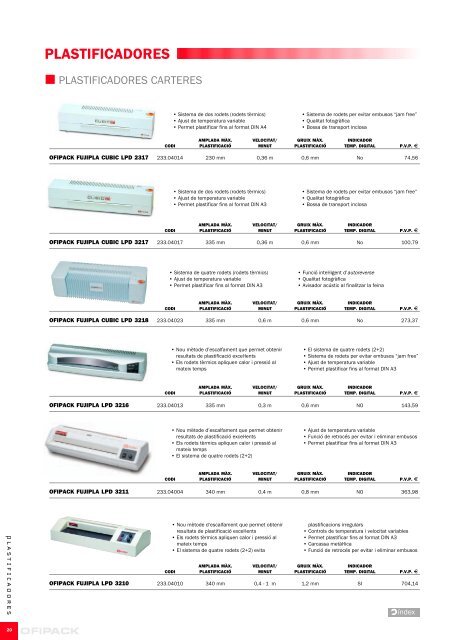 consumibles per a plastificadores - Alo girona