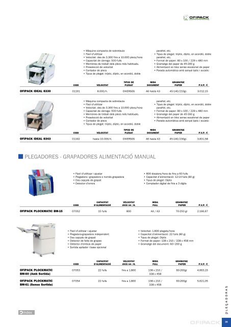 consumibles per a plastificadores - Alo girona