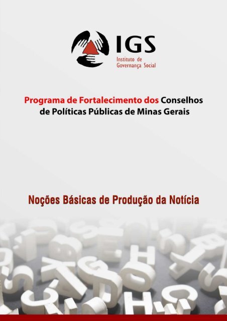 Cartilha noções de jornalismo final - Portal Conselhos MG